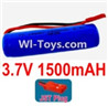3.7V Battery-3.7v 1500mah 15C Battery with Red JST Plug-18650,Size:67X18X18mm,Weight:37.5g